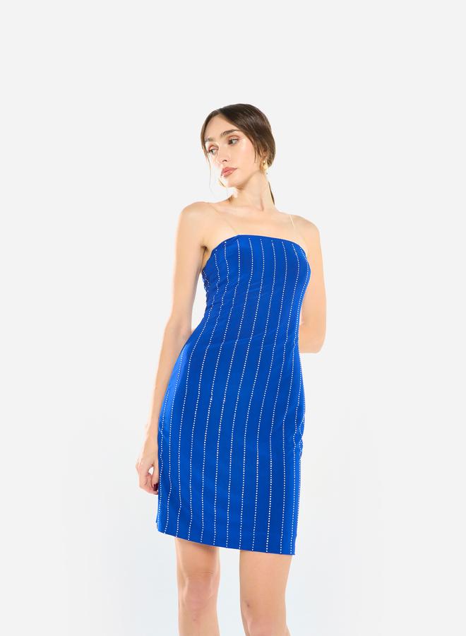 House of Moda Women Embellished Bandeau Mini Dress - Image 4
